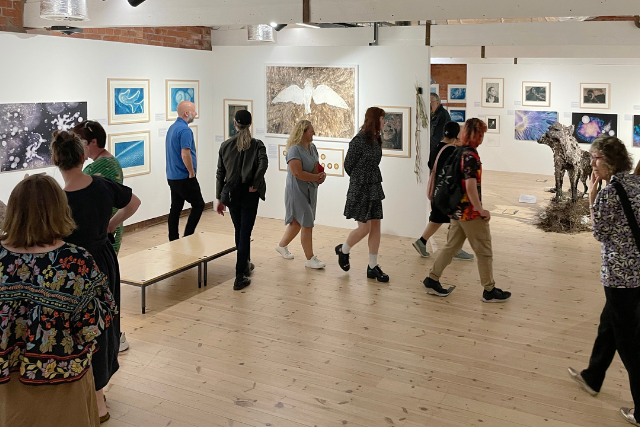 View of the gallery.