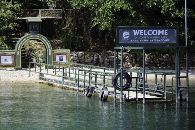 Entrance to Gombe National Park in Tanzania