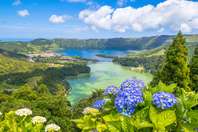 Sete Cidades in the Azores