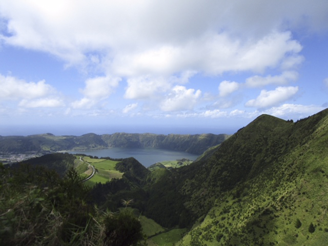 Sete Cidades in the Azores.