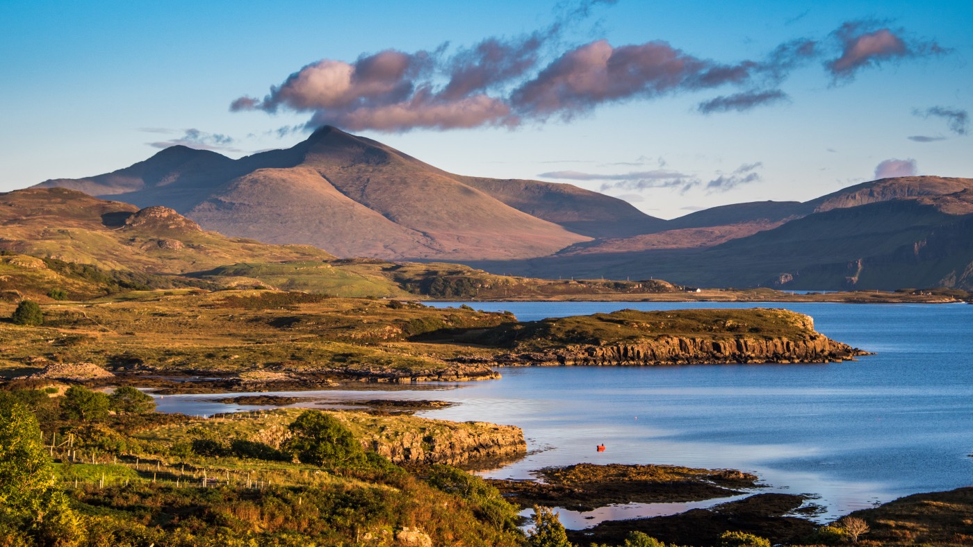 View of Benmore on the Isle of Mull