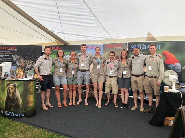Wildlife Worldwide team at Birdfair 2022