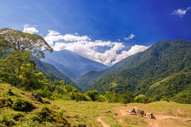 Sierra de Santa Marta in Colombia