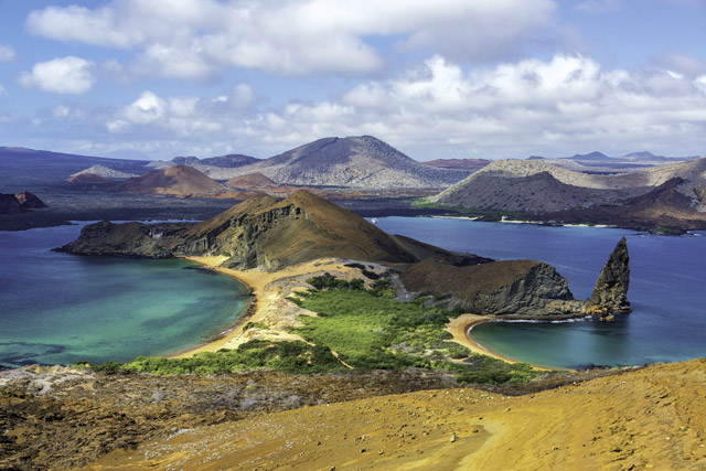 Beaches on Bartolome Island in the Galapagos