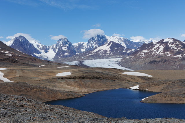 Scenery in Shackleton Walk, South Georgia.