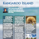 Extract of page 18 article about Kangaroo Island.